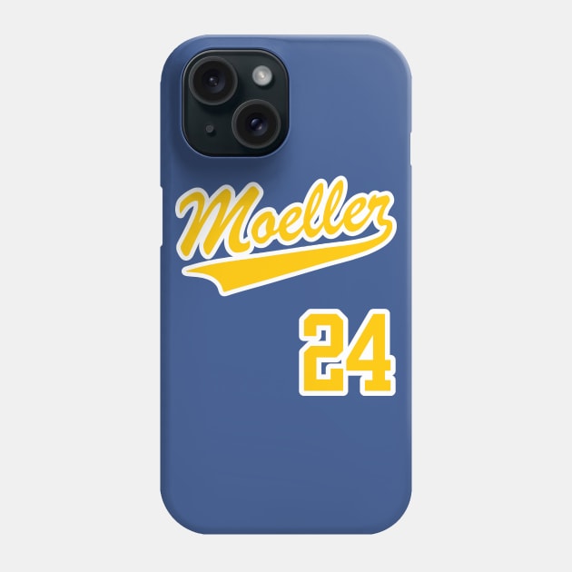 Ken Griffey Jr MOELLER Away Jersey (Front & Back Print) Phone Case by darklordpug