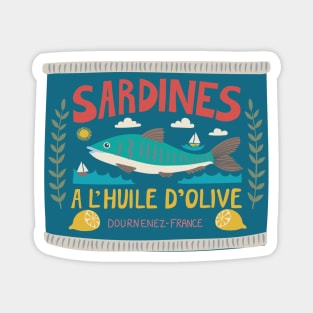 Sardines - Vintage tin by Cecca Designs Magnet