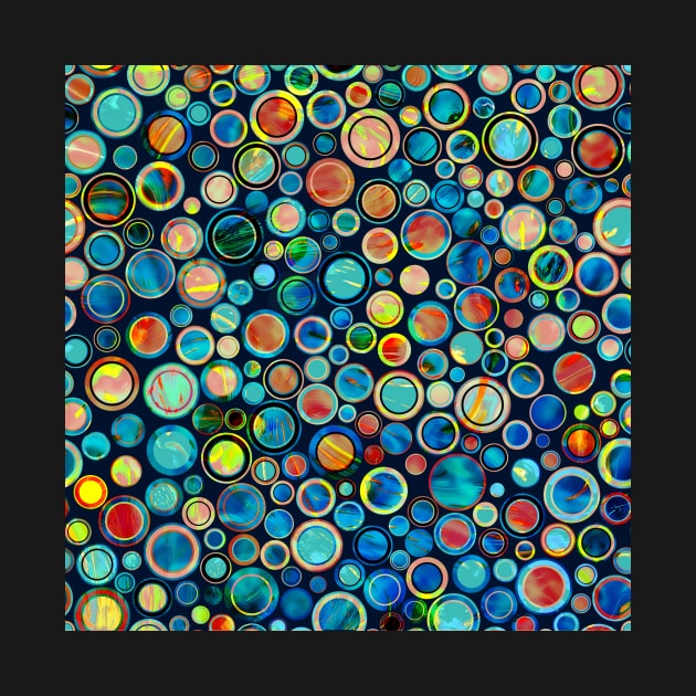 Dots on Painted Background by aklara