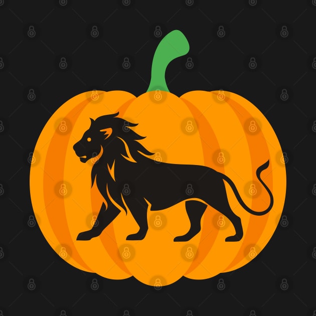 Halloween Jack O Lantern Leo Zodiac Sign by EndlessDoodles