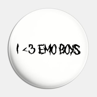 Emo Boys Pin