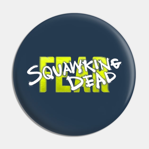 FearTWD Season 8B LOGO T-Shirt Pin by SQUAWKING DEAD