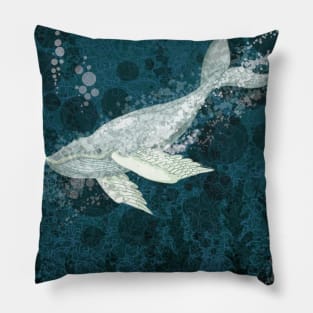 Flying Whale Pillow