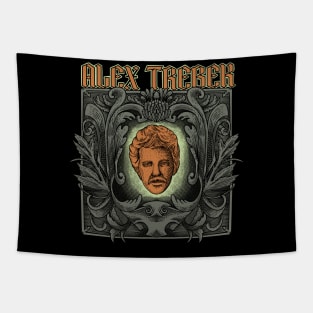 Alex Trebek - Retro Vintage Design Tapestry