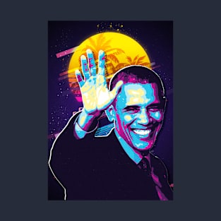 retro 80s barack obama T-Shirt