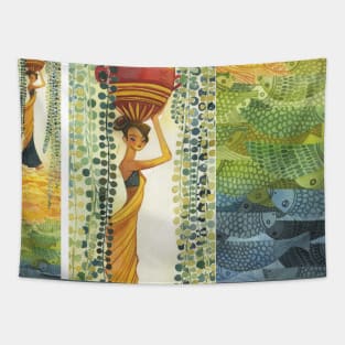 Water jar Tapestry