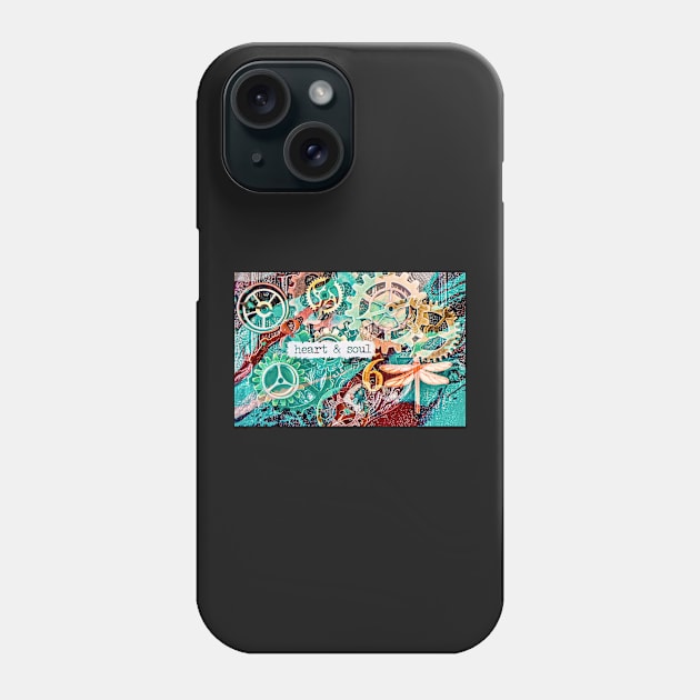 "Heart and Soul Gears" Phone Case by Colette22