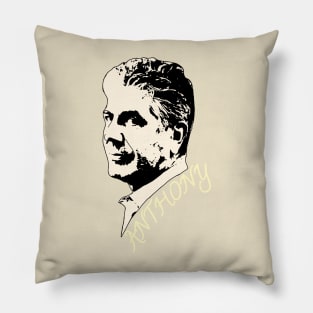 Anthony bourdain t-shirt Pillow