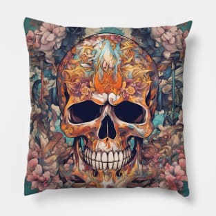 Death's Embrace Smile Pillow