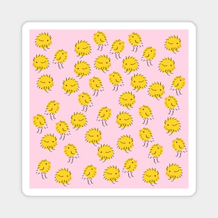 Cute Chickens Pattern Magnet