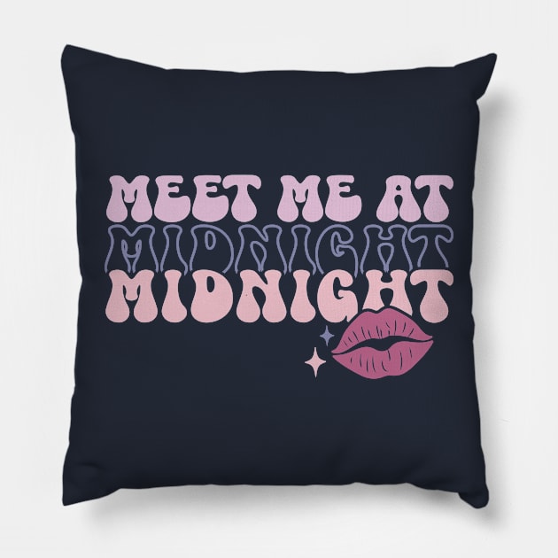 Meet Me At Midnight Pillow by OddPop