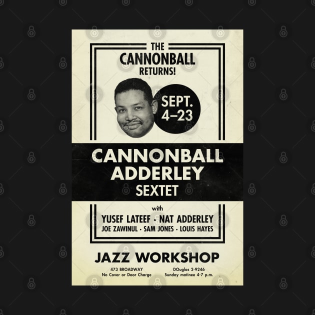 Cannonball Adderley Sextet - Jazz Workshop Revisited - San Francisco - 1962 by info@secondtakejazzart.com