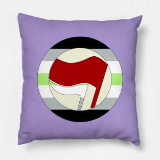 Agender Antifascist Action Pillow