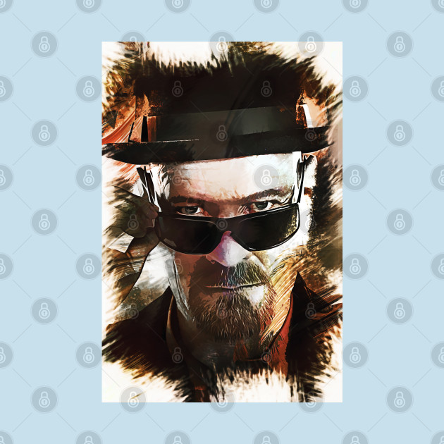 Discover BRYAN CRANSTON - Custom Digital Artwork - Breaking Bad - T-Shirt