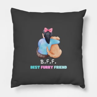 BFF Best Furry Friend Pillow