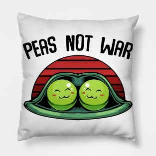 Vegan Peas Pillow