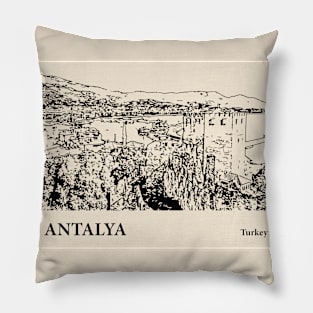 Antalya - Turkey Pillow