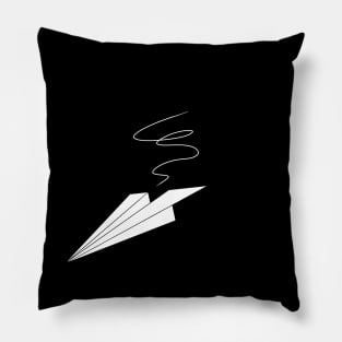 Paper Plane Icon Pillow