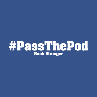 #PassThePod | That Peter Crouch Podcast | White Print T-Shirt