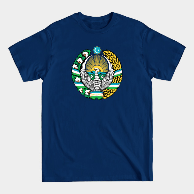 Disover State emblem of Uzbekistan - State Emblem Of Uzbekistan - T-Shirt