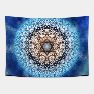 Cold David magen mandala Tapestry