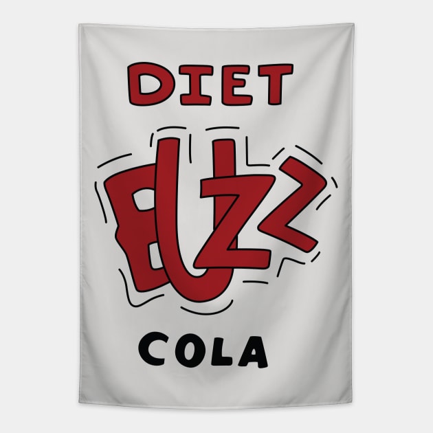 Diet Buzz Cola Tapestry by saintpetty