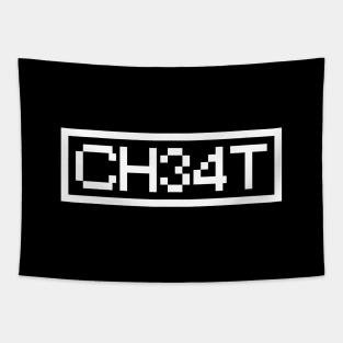 LEET CHEAT Tapestry