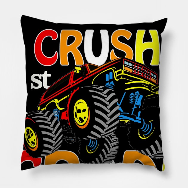 I'm Ready To Crush 1st Grade Pillow by aashraf