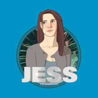 Y2K Audio Drama Podcast Character Design - Jess T-Shirt