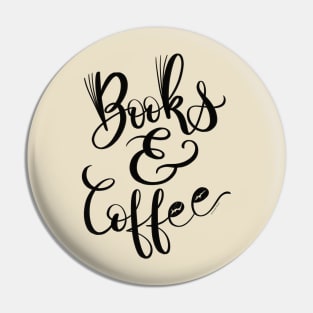 Hand Lettering Design Books & Coffee Pin