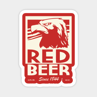 Red beer Magnet