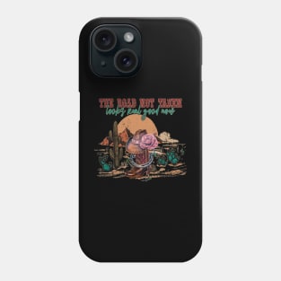 Retro The Road Not Taken Funny Gift Men Phone Case