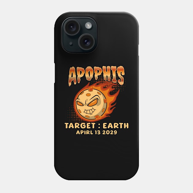 Apophis Encounter 2029 - Cosmic Event Phone Case by Nexa Tee Designs