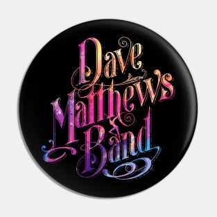 Dave Matthews Band Watercolor abstrack Pin