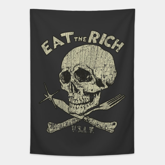 Eat The Rich 1978 Tapestry by JCD666