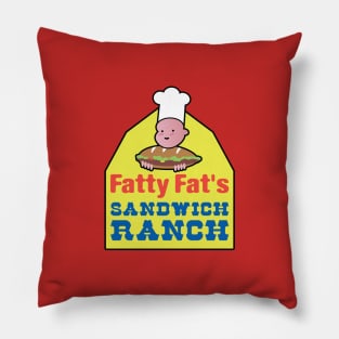 30 Rock Fatty Fat's Sandwich Ranch Pillow