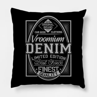 Vroomium Essential Denim Pillow