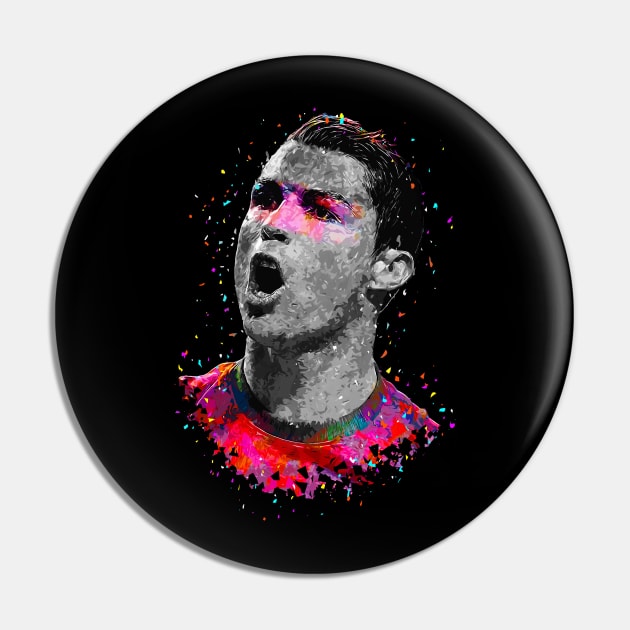 CR7 pop art Pin by BAJAJU