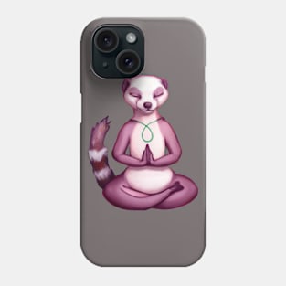 Mindful Ferret Phone Case