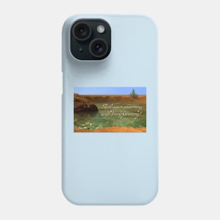 Terraformed Mars Crater Lake Phone Case