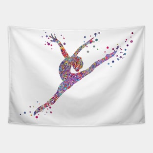 Gymnastics girl Tapestry