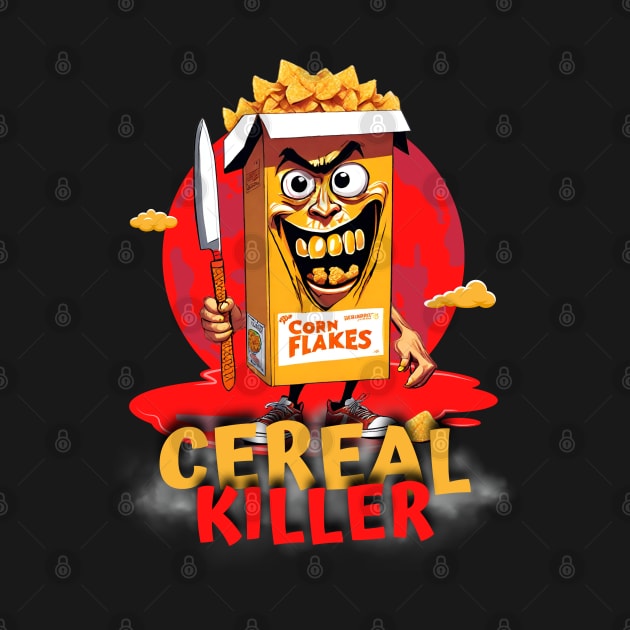 Cereal Killer by Kenny The Bartender's Tee Emporium