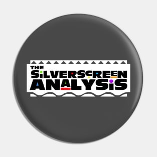 SilverScreen Analysis 90's Logo White Pin