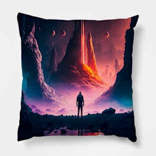 Galactic Takeoff Pillow