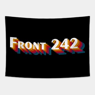 retro vintage Front 242 Tapestry