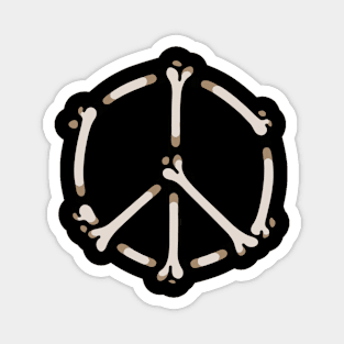 Peace bones Magnet