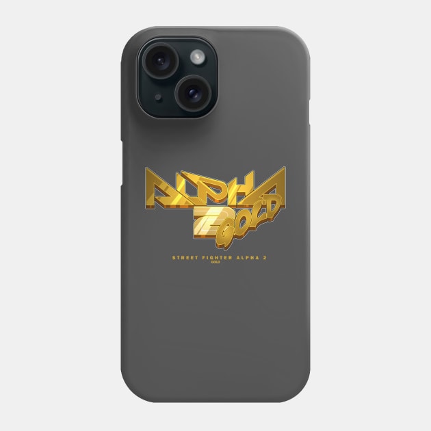 [STREET FIGHTER] ALPHA 2 GOLD Phone Case by PRWear