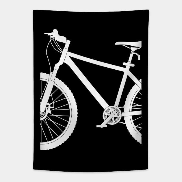 Mountain Biking - Mountain Bike Tapestry by Kudostees