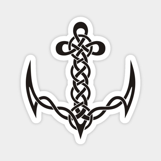 Celtic Anchor Magnet by sifis