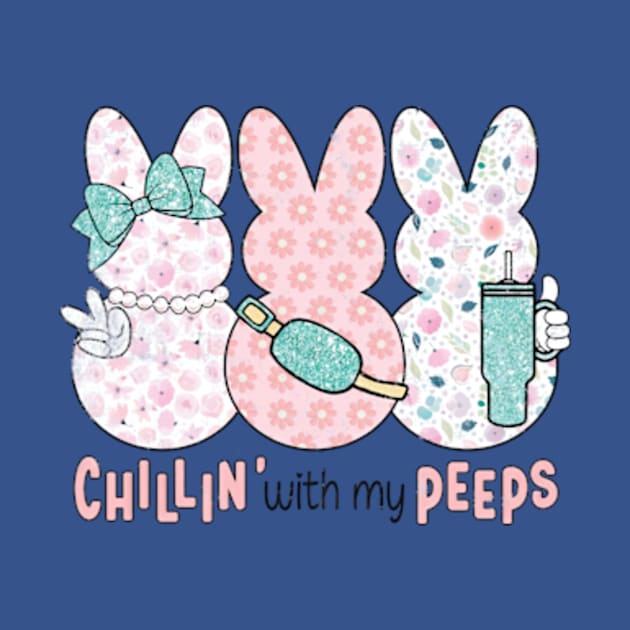 Chillin With My Peeps Easter Peeps by Mimimoo